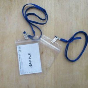 2X CDC Vaccine Record Card Holder Lanyard